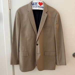 J Crew khaki cotton blazer. 46R.
